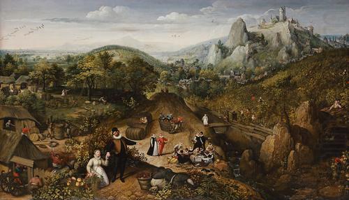 Herbstlandschaft, Lucas van Valckenborch